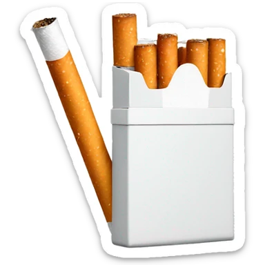 pack of cigarettes sticker