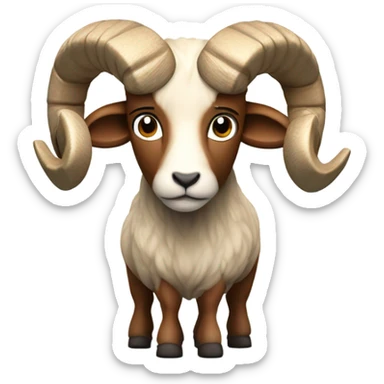 Aries zodiac sign sticker