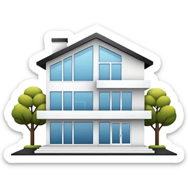 morden house sticker