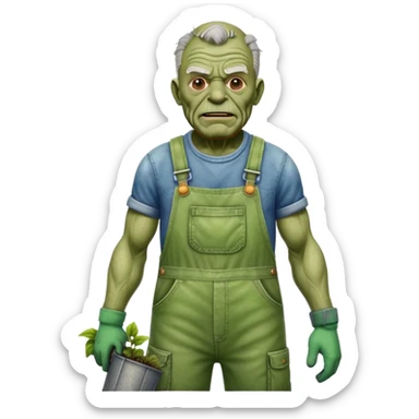 Gardener old Bob from the toxic avenger sticker
