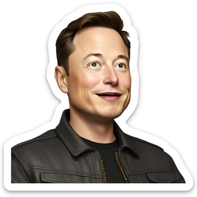 Elon Musk sticker
