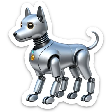 Robots Dog sticker