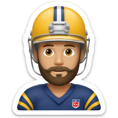 Football player with beard






















 sticker