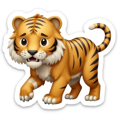 a Saber-toothed tiger Ice Age sticker