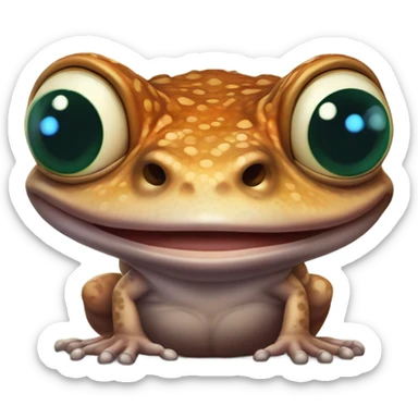 Cartoon bufo  sticker