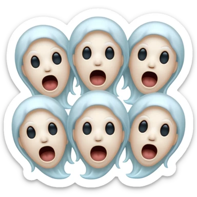 screaming souls of the ancestory sticker