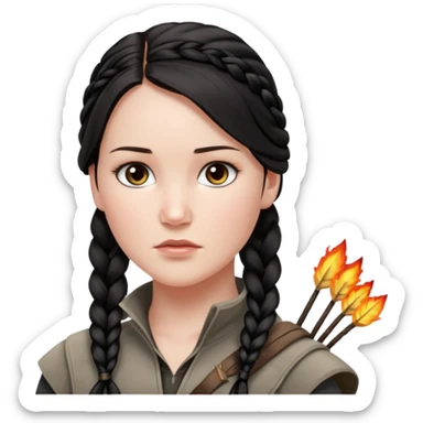 Katniss everdeen sticker