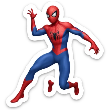 Spiderman full body all reactions sticker