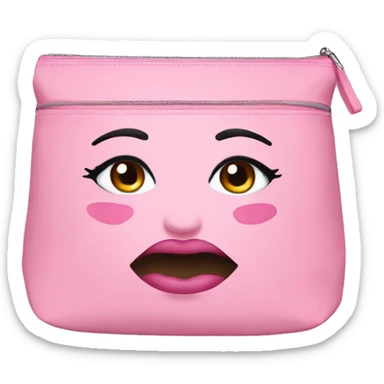 Pinky Makeup bag sticker