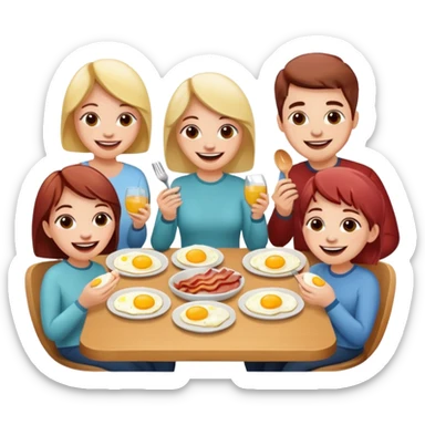 brunch club  sticker