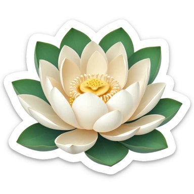 Traditional Indian flower lotus lilly sticker