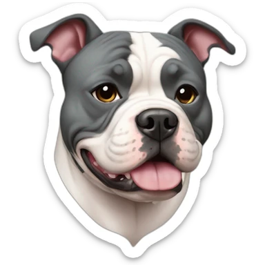 XL American Bully pocket sticker