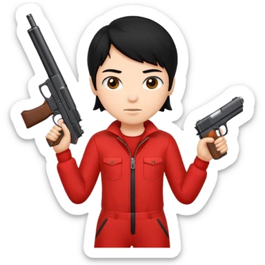 Emoji de la película La casa de papel sticker