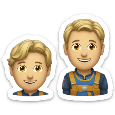 Tours jumelles sticker