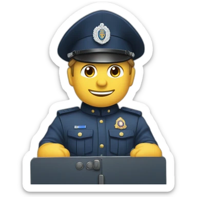 Véhicule de gendarmerie nationale  sticker