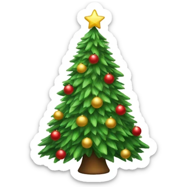 Christmas tree  sticker