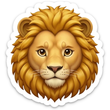 in lion family, only Father., full body sticker