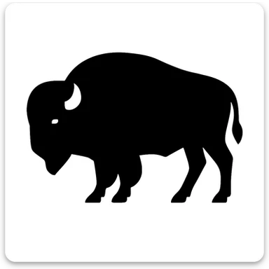 Bison sticker