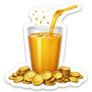 juiced in money sticker
