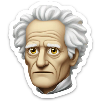 Pesymystic Schopenhauer sticker