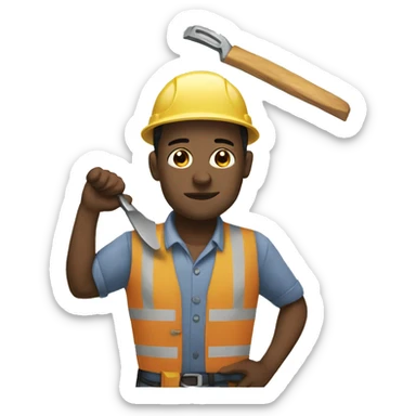 hardworking sticker