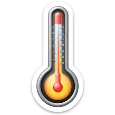 thermometer sticker