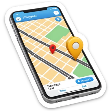 create a realistic device to track your package like a map sticker