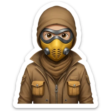 débrouillard ferraille cuivre  post apo survie loot gaming pas de personnage sticker