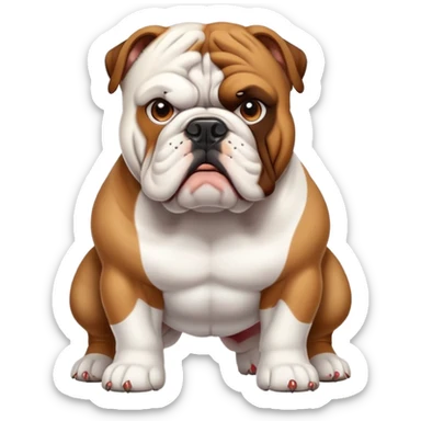 British bulldog sticker