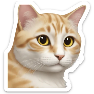 Cat cat sticker