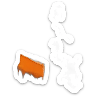 Badass Climate activists spraying orange paint on building to protest sticker