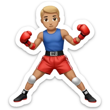 Kickboxing sticker