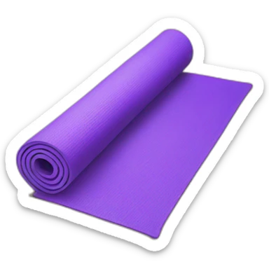 Yoga mat sticker