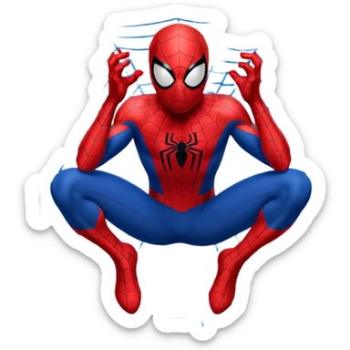 Tobey Maguire Spiderman logo  sticker