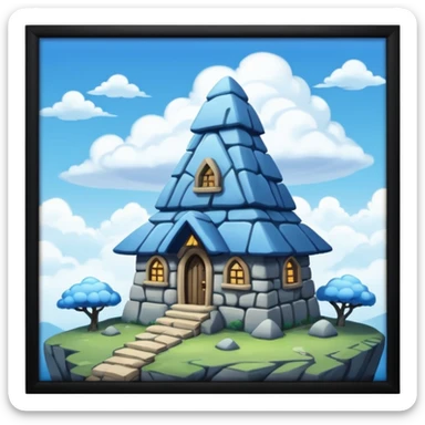 air elemental tribe house sticker