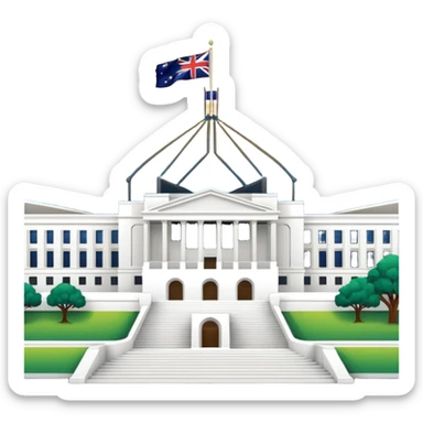 australian parliament house emoji sticker