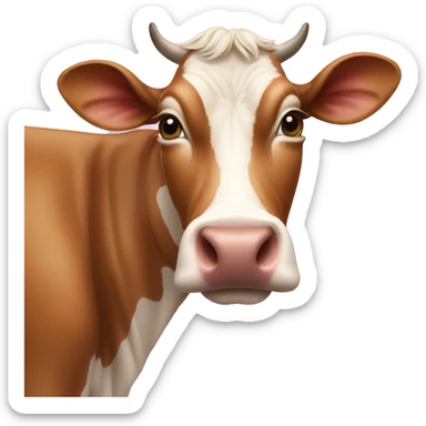 jersey cow sticker