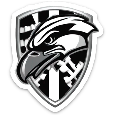 collingwood football logo sticker