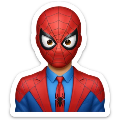 Make spiderman sticker