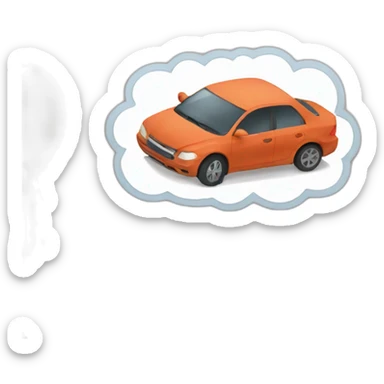 Car accident  sticker