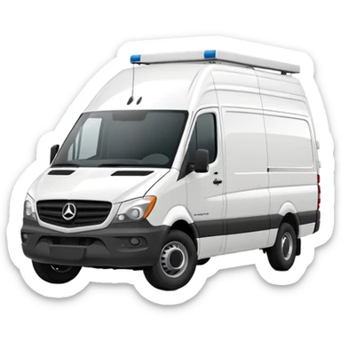 Extended length body Sprinter 4500 van high roof delivery truck   sticker