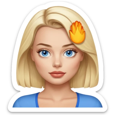 Maggot Robbie with blue eyes sticker