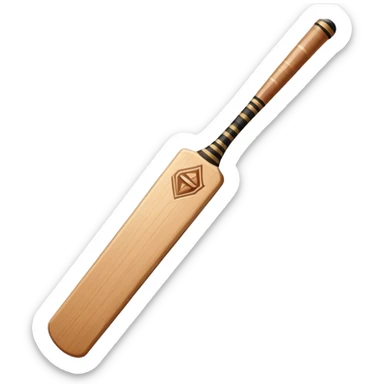 make a emoji of cricket bat sticker