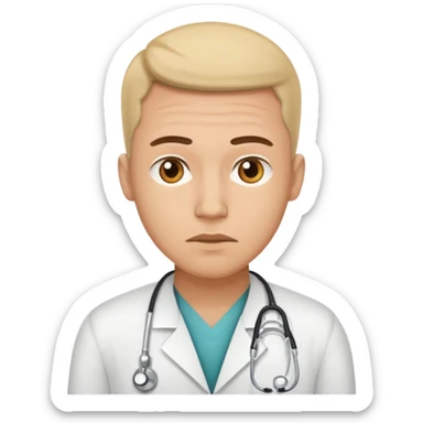 A male customer who has been looking for feedback or advice on a medical condition. I want to see the two options. No headset or computers. sticker