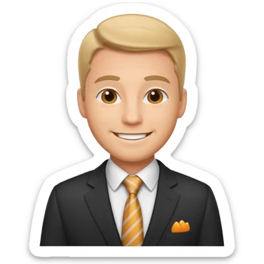 Mr. businessman sticker