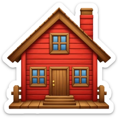 quiero una casa un edificio y un terrero por separados sticker