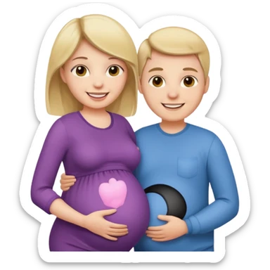 That’s too many ppl pregnant. Her mother is not. Just the couple sticker