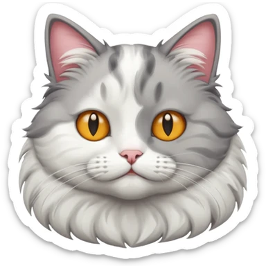 Gato cansado sticker