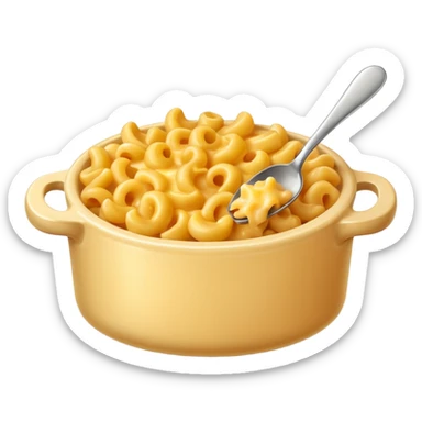 Macaroni and cheese sticker