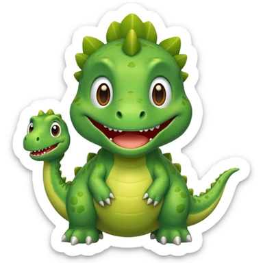 Can u make a 🌸 cute dinasour sticker